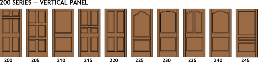 choice of bifold door shapes