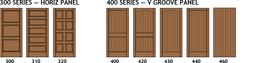 choice of bifold door shapes