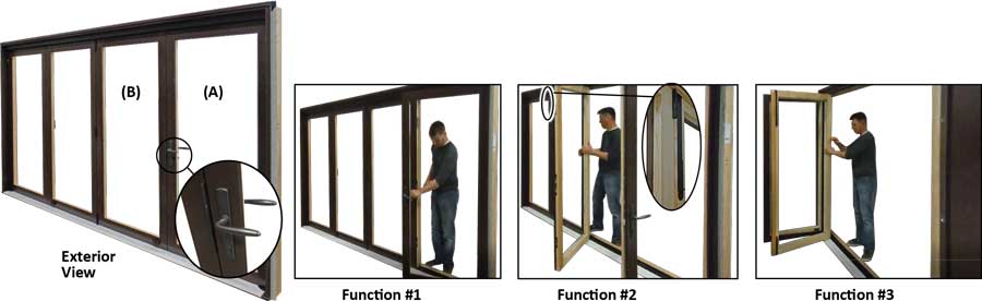 explanation of bifold door function and operation