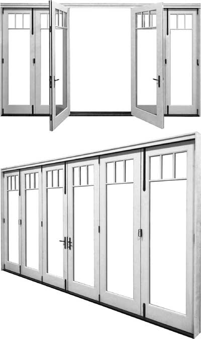 view of a bi-fold door