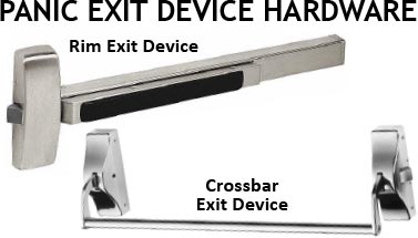 commercial door panic bar hardware