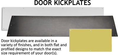 door kickplate choices