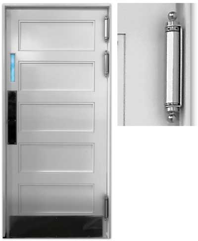 double acting kitchen door