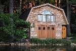 Northwoods Cabin Boathouse Bifold Door