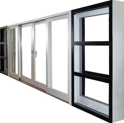 view of a pocket lift and slide door