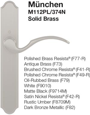 multipoint locking handleset styles