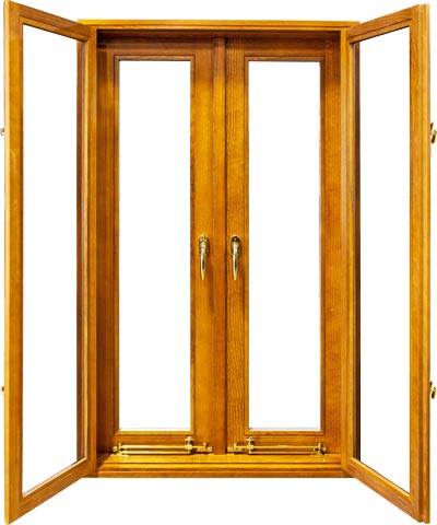 view of a french pushout casement window