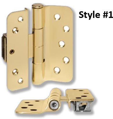 residential brass adjustable hinge