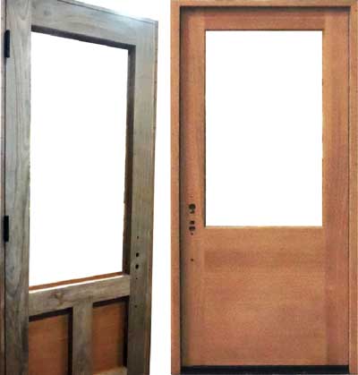 split species door example