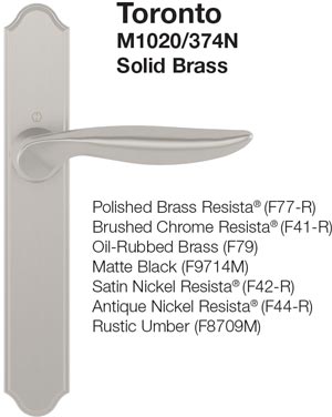 multipoint locking handleset styles