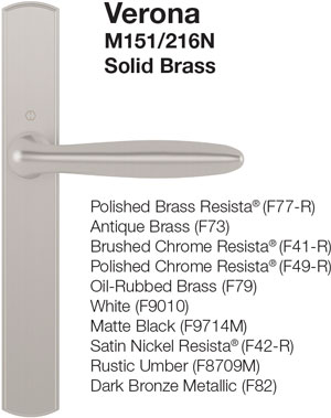 multipoint locking handleset styles