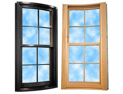 Curved Hung Window